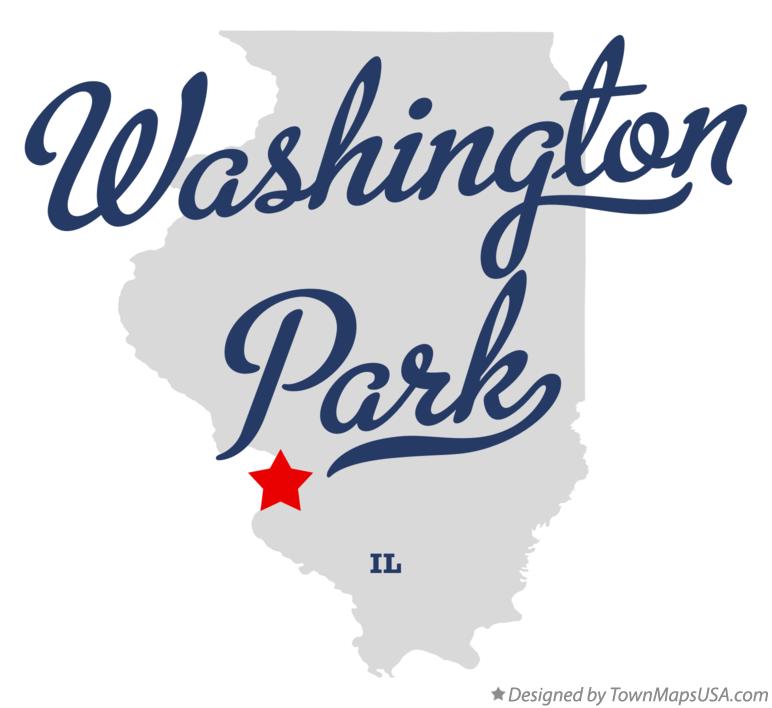 Map of Washington Park Illinois IL