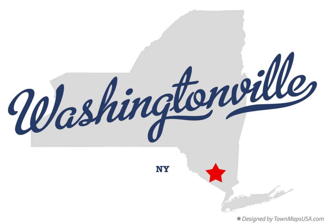 Map of Washingtonville New York NY
