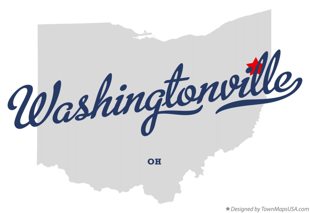 Map of Washingtonville Ohio OH