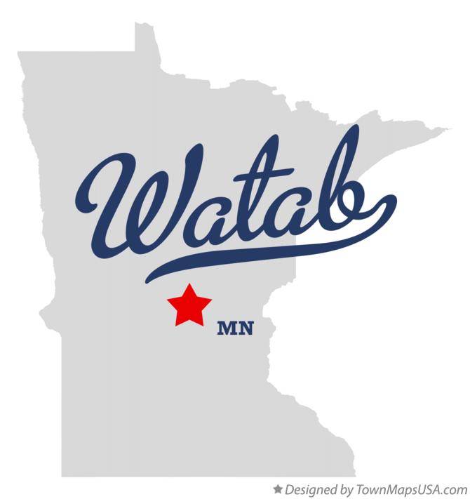 Map of Watab Minnesota MN
