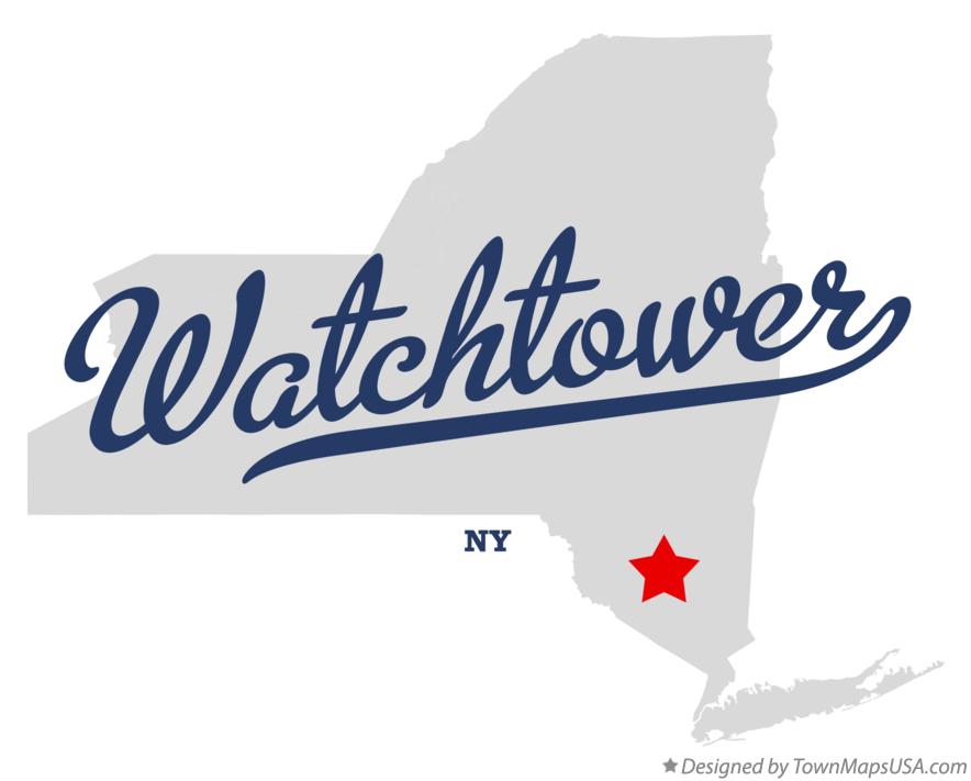 Map of Watchtower New York NY