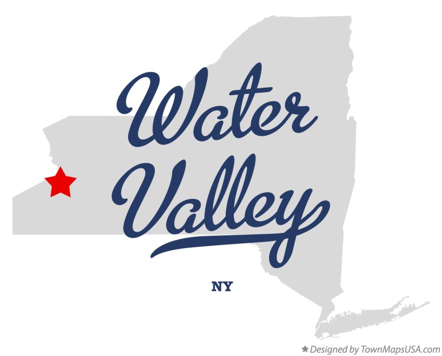 Map of Water Valley New York NY