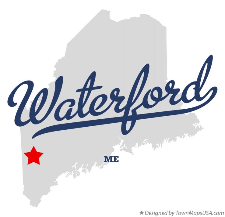 Map of Waterford Maine ME