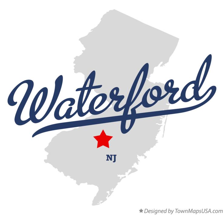 Map of Waterford New Jersey NJ