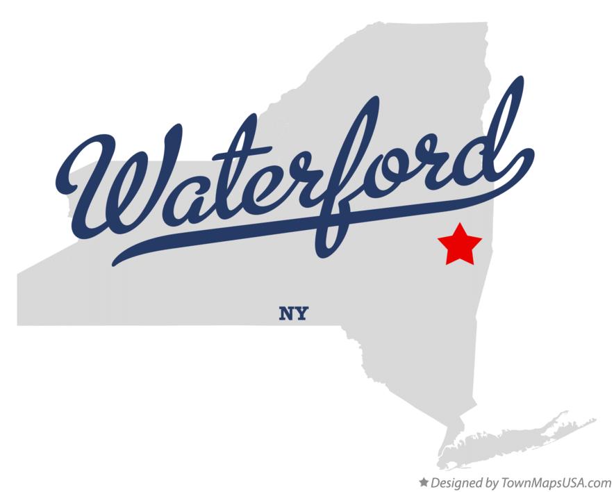Map of Waterford New York NY