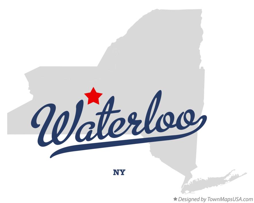 Map of Waterloo New York NY