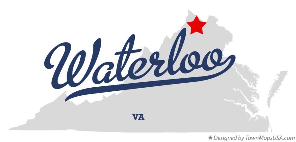 Map of Waterloo Virginia VA