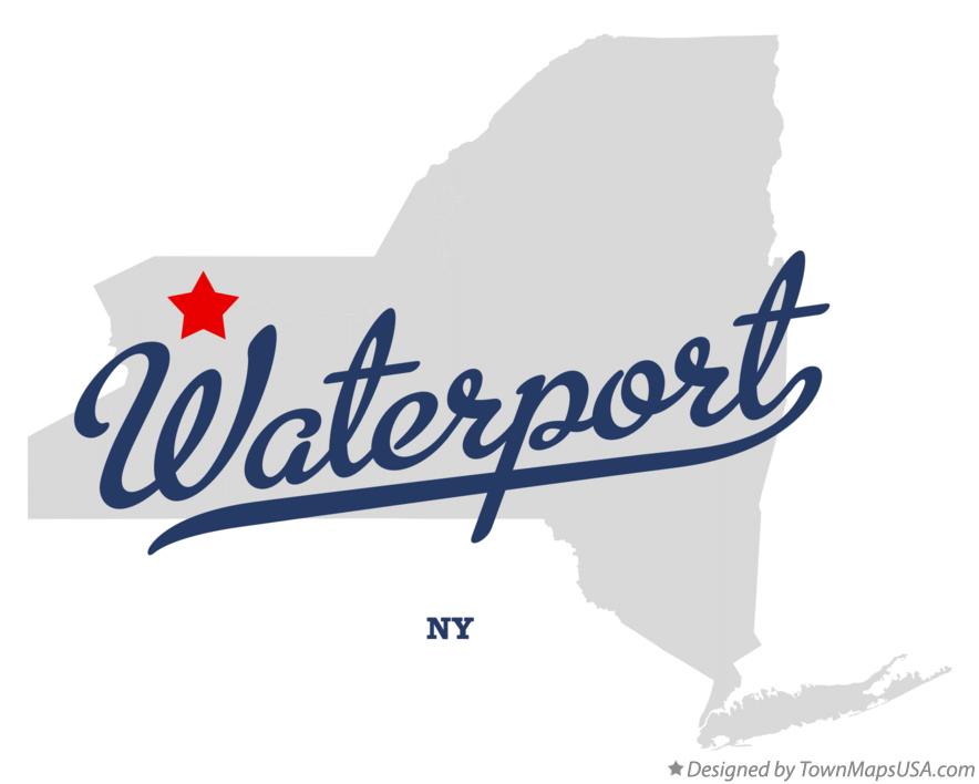 Map of Waterport New York NY