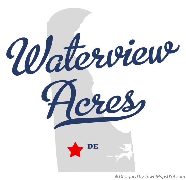 Map of Waterview Acres Delaware DE