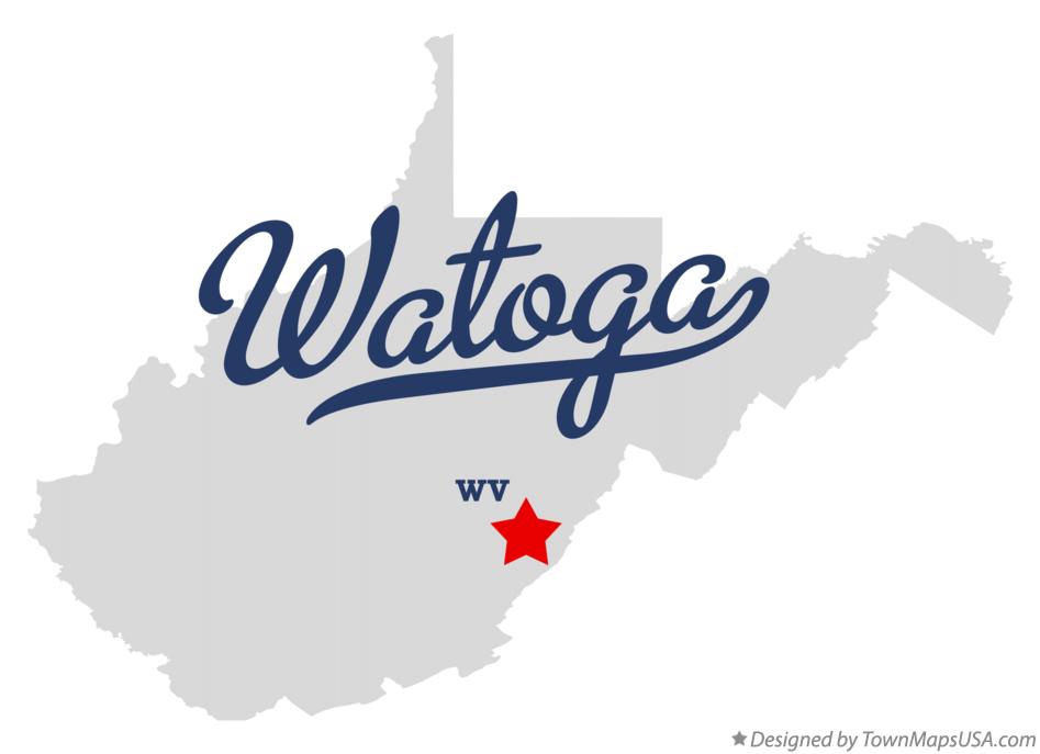 Map of Watoga West Virginia WV