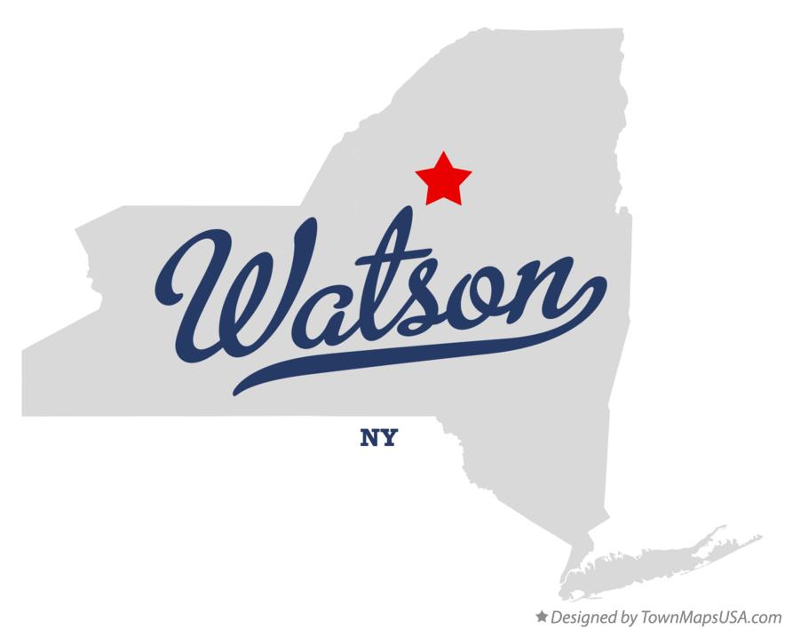 Map of Watson New York NY