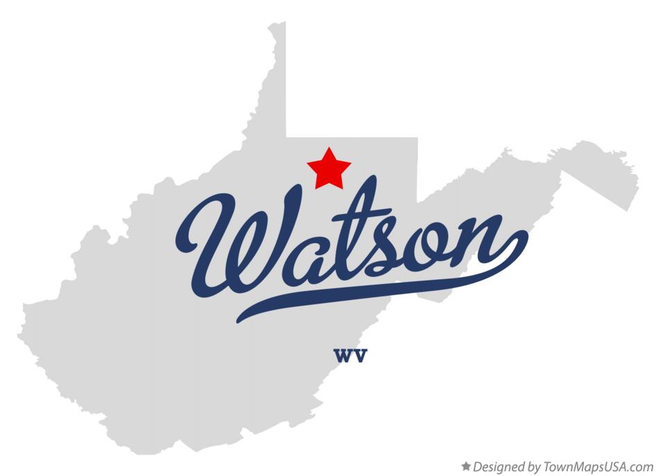 Map of Watson West Virginia WV