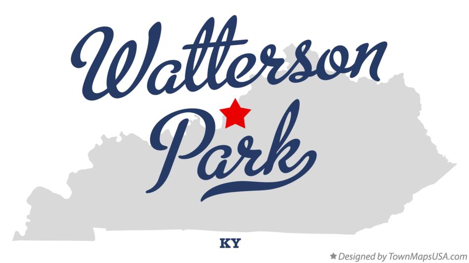 Map of Watterson Park Kentucky KY