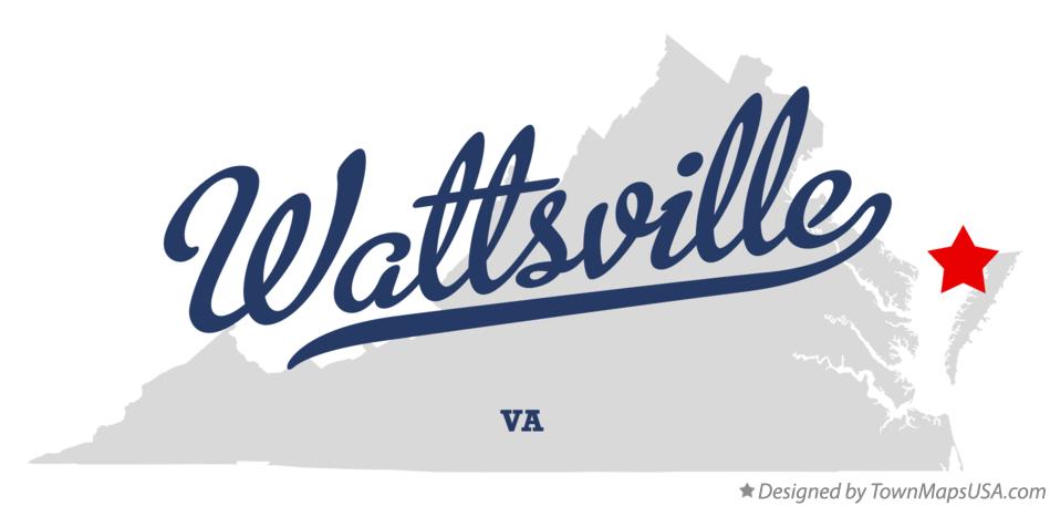 Map of Wattsville Virginia VA