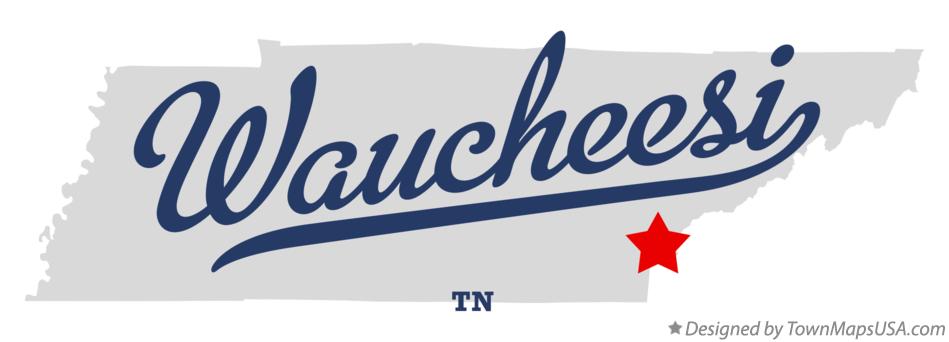 Map of Waucheesi Tennessee TN