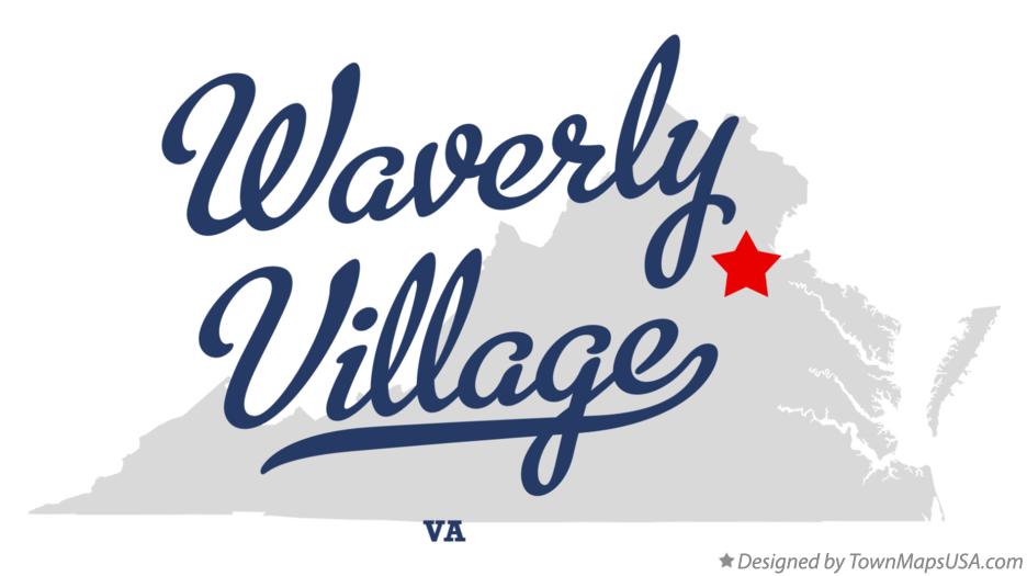 Map of Waverly Village Virginia VA