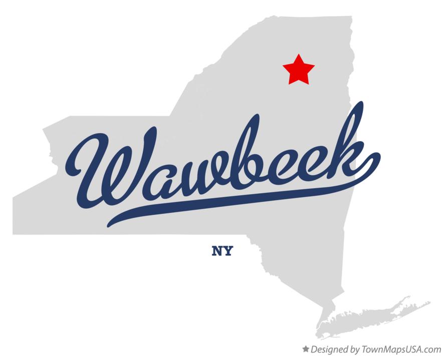 Map of Wawbeek New York NY