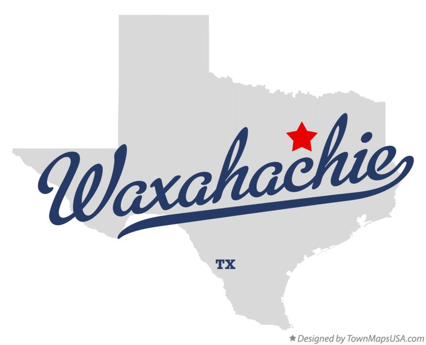 Map of Waxahachie Texas TX