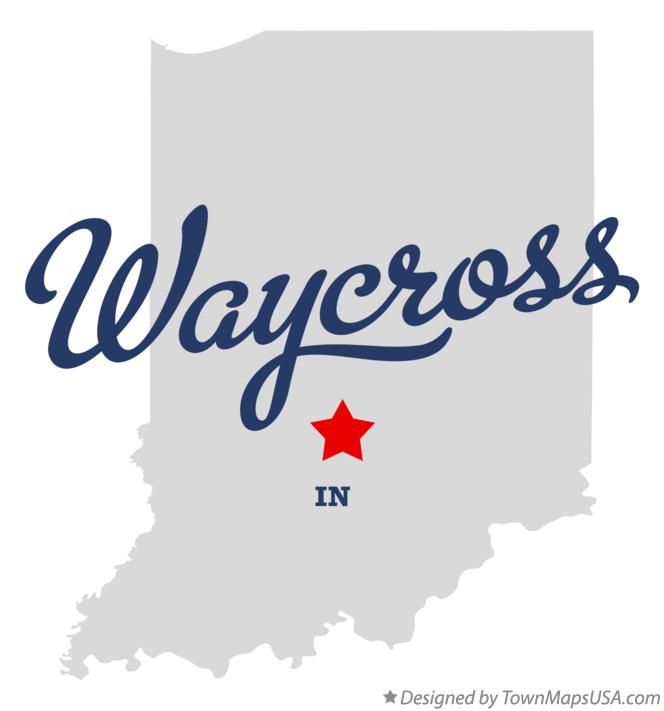 Map of Waycross Indiana IN