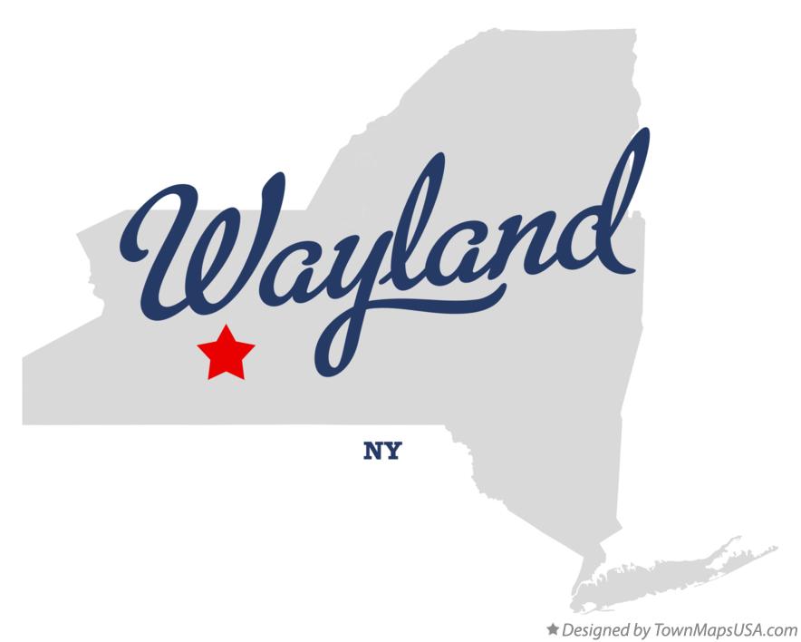 Map of Wayland New York NY
