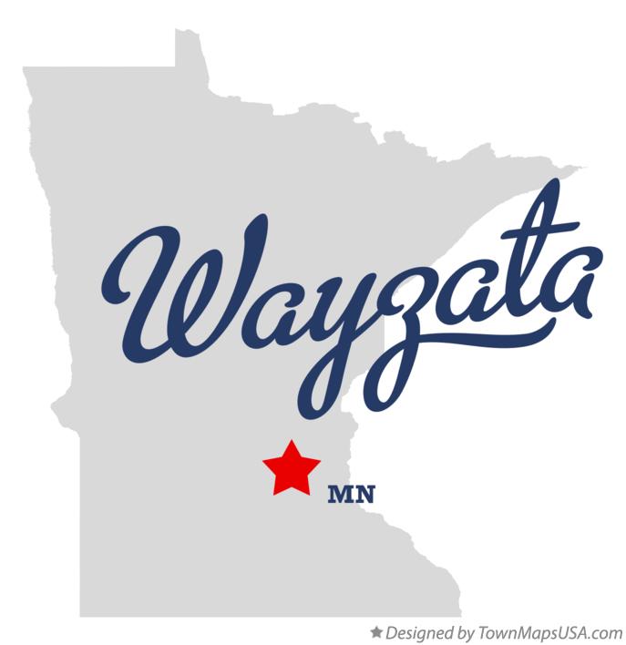 Map of Wayzata Minnesota MN