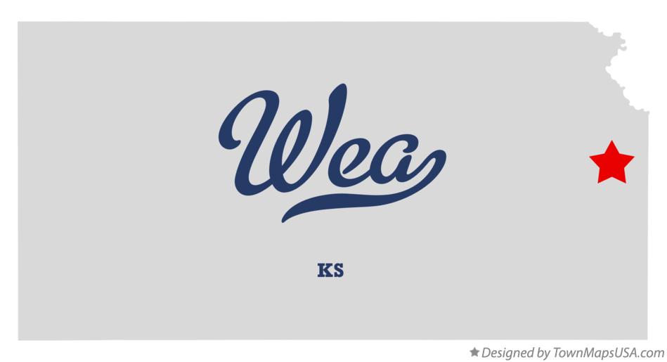 Map of Wea Kansas KS