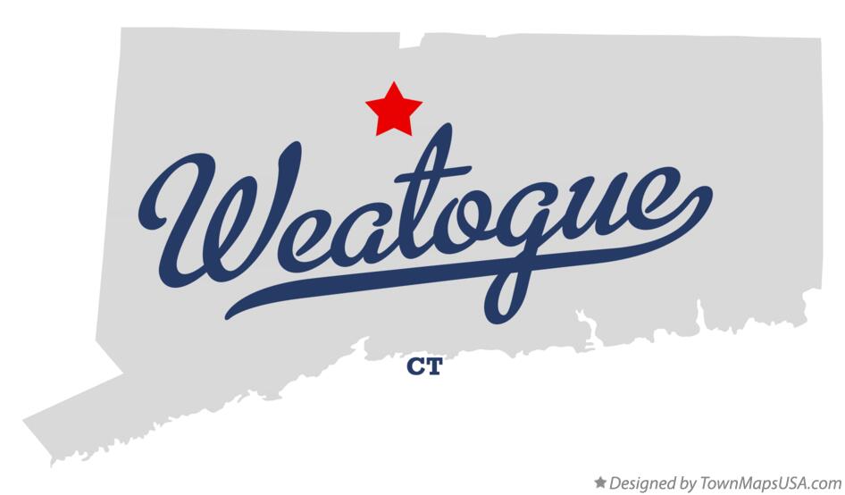 Map of Weatogue Connecticut CT
