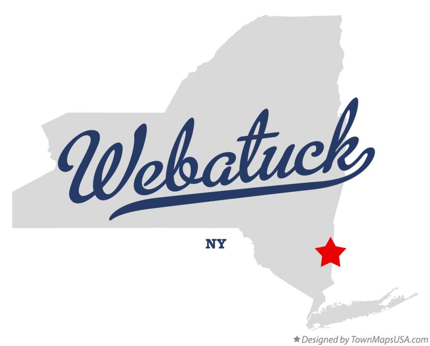 Map of Webatuck New York NY