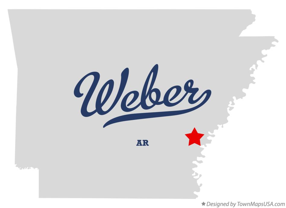Map of Weber Arkansas AR