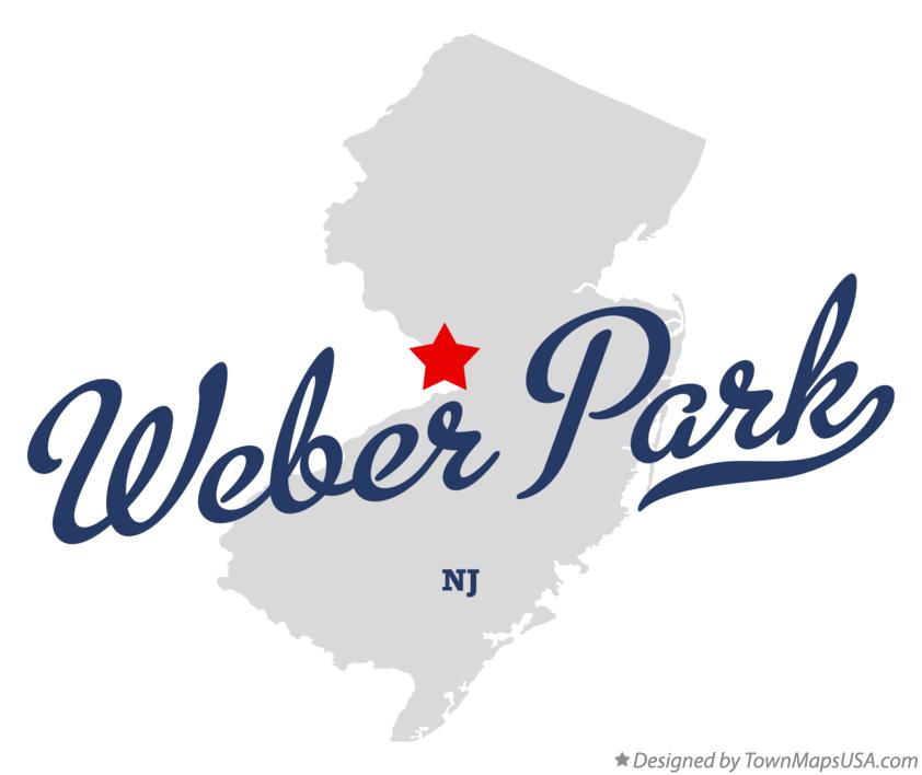 Map of Weber Park New Jersey NJ