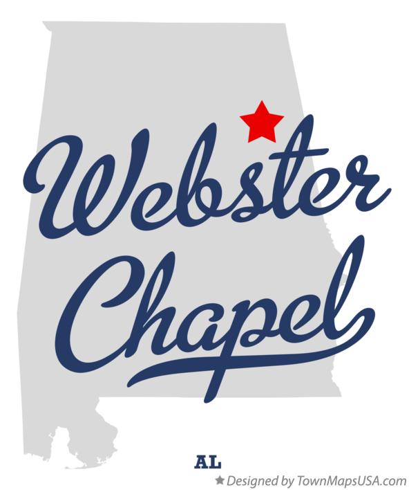 Map of Webster Chapel Alabama AL