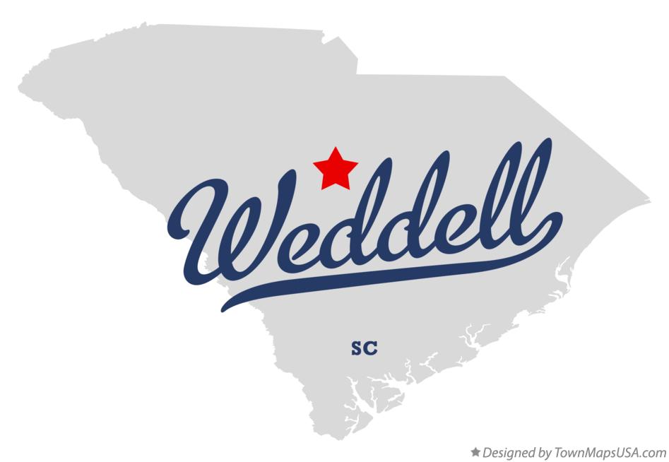 Map of Weddell South Carolina SC