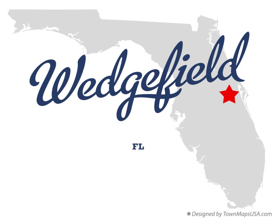 Map of Wedgefield Florida FL