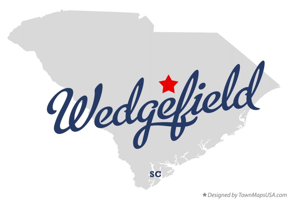 Map of Wedgefield South Carolina SC