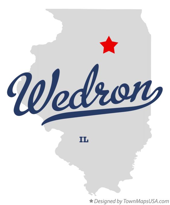 Map of Wedron Illinois IL