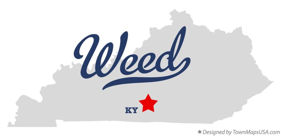 Map of Weed Kentucky KY