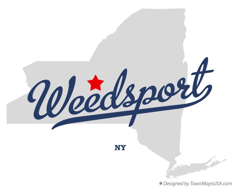 Map of Weedsport New York NY
