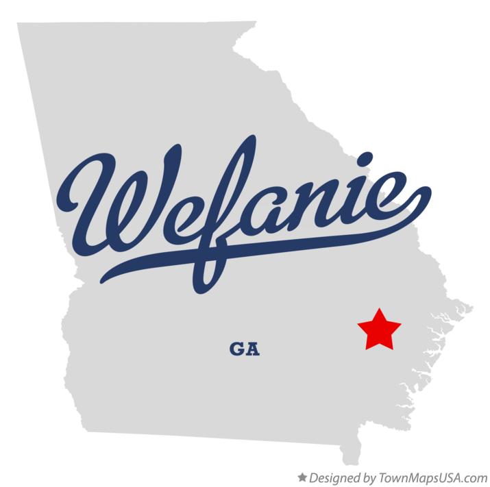 Map of Wefanie Georgia GA