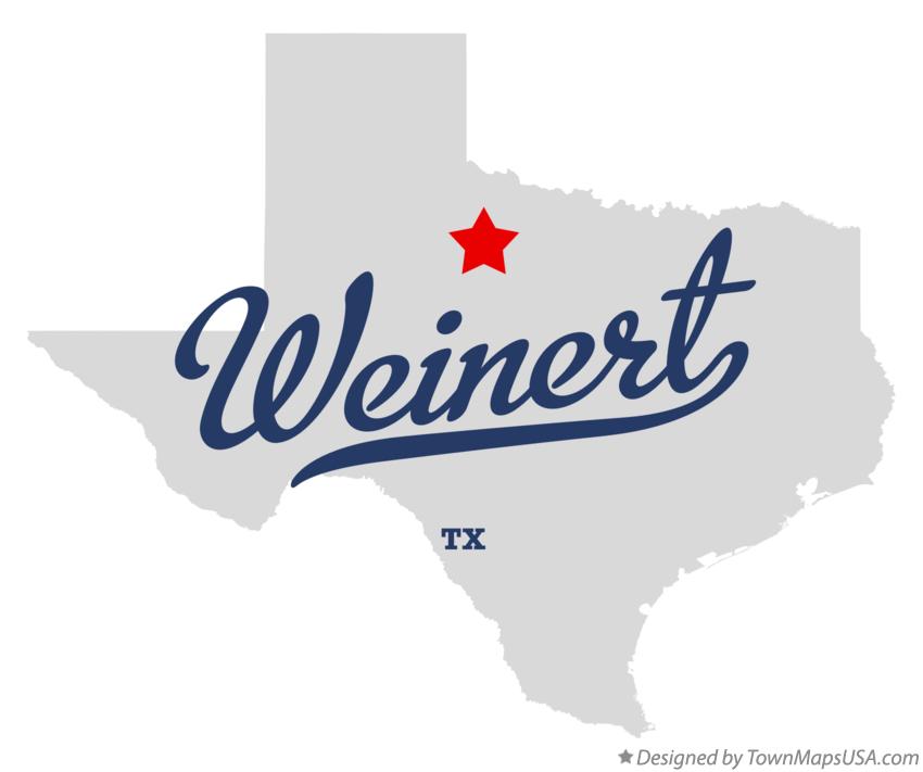 Map of Weinert Texas TX