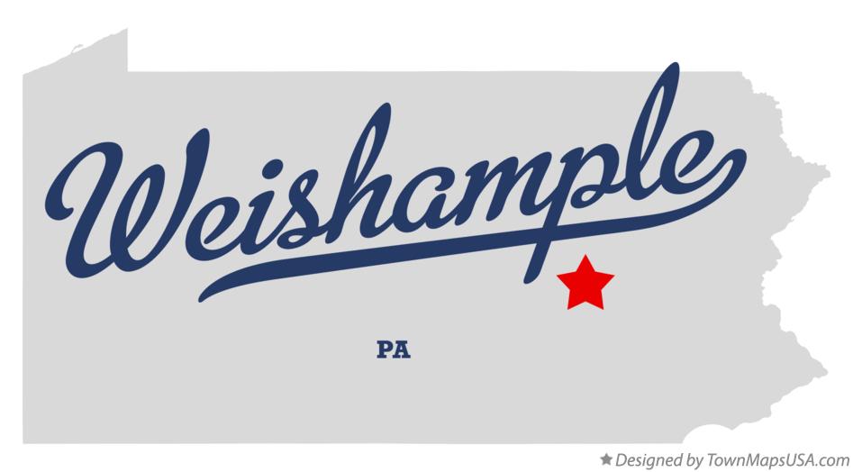 Map of Weishample Pennsylvania PA