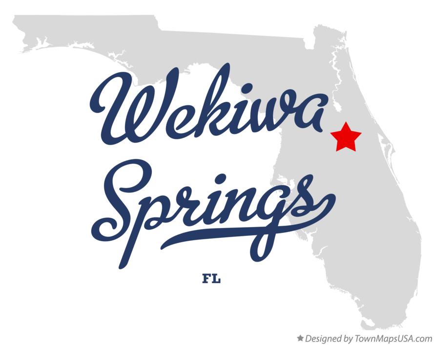 Map of Wekiwa Springs Florida FL