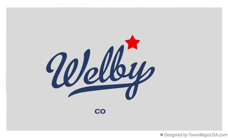 Map of Welby Colorado CO