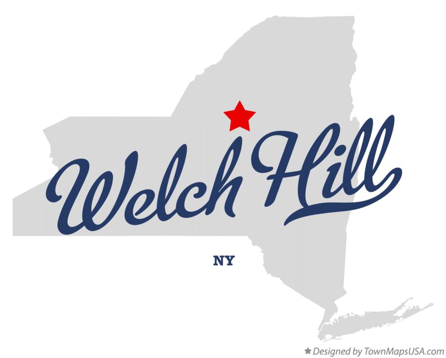 Map of Welch Hill New York NY