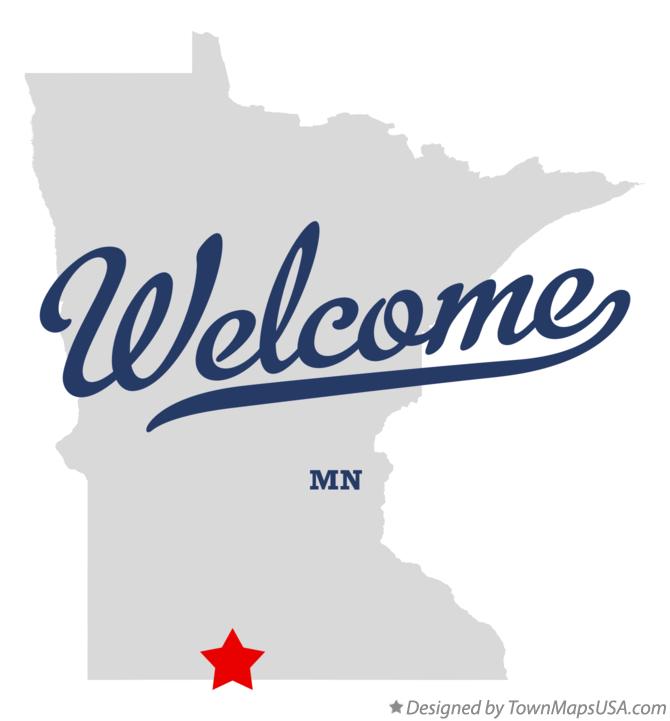 Map of Welcome Minnesota MN