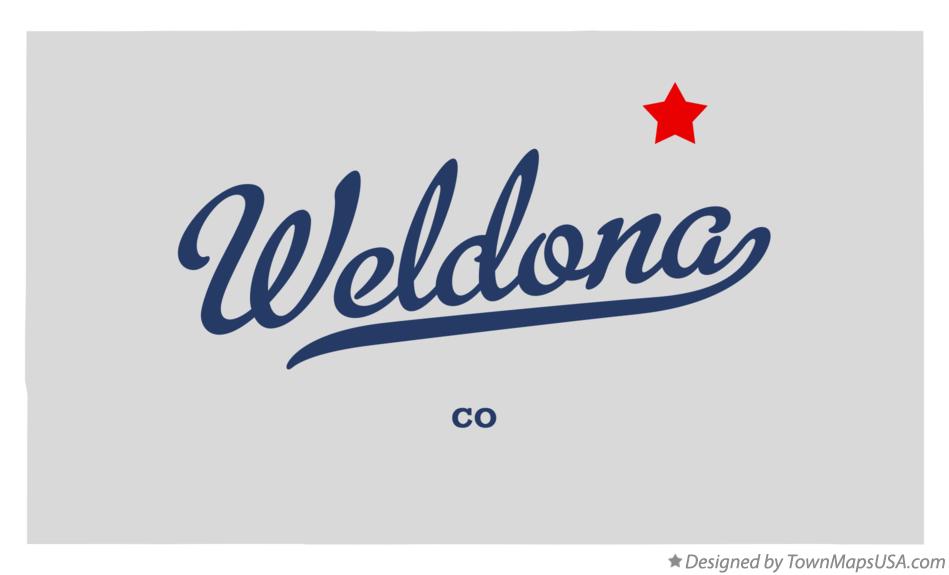 Map of Weldona Colorado CO