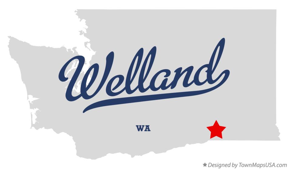 Map of Welland Washington WA