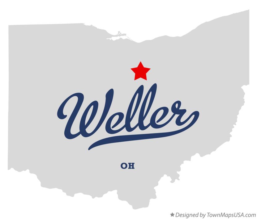 Map of Weller Ohio OH