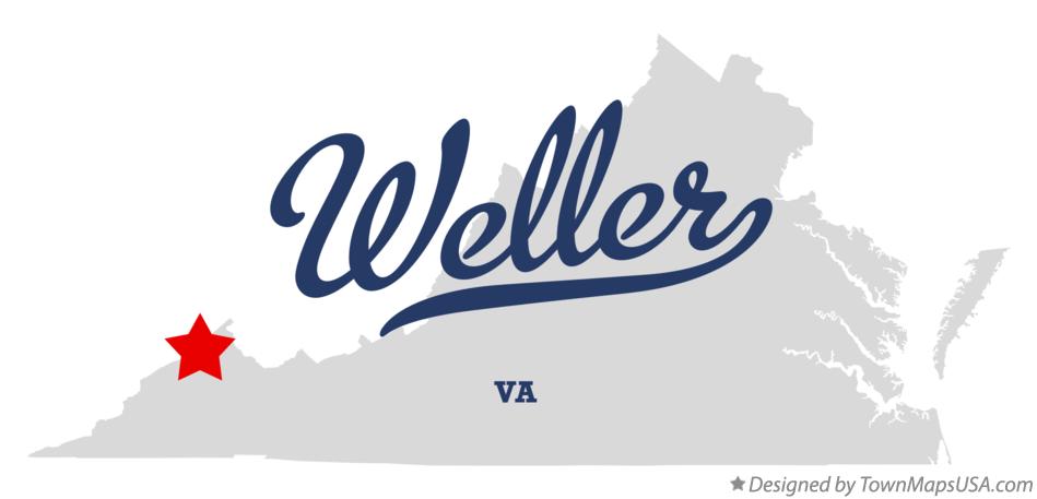 Map of Weller Virginia VA