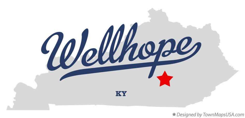 Map of Wellhope Kentucky KY