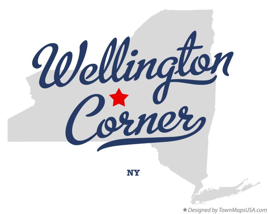 Map of Wellington Corner New York NY